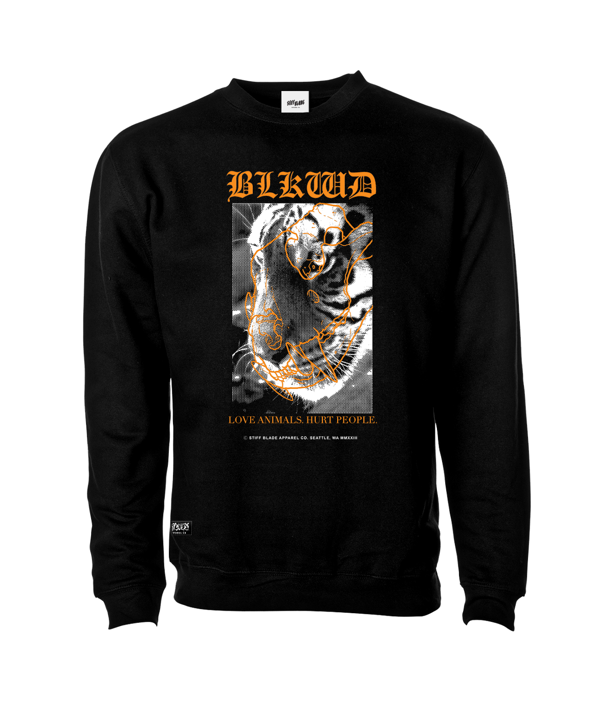 Kevin Blackwood - Love Animals. Hurt People. Crewneck