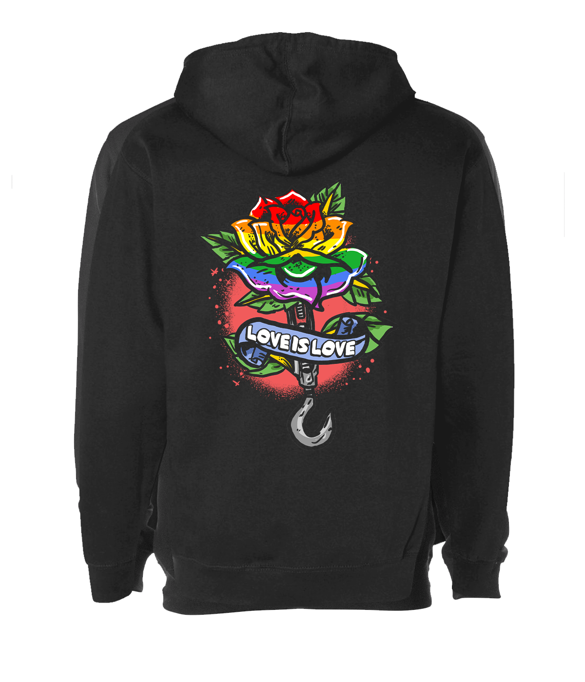 Garden State Pro Wrestling - Love is Love Hoodie (Double Sided)