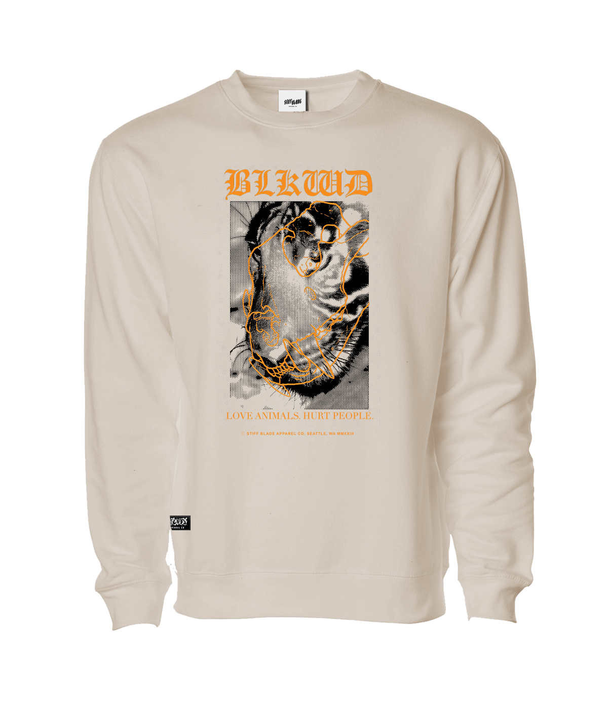 Kevin Blackwood - Love Animals. Hurt People. Crewneck