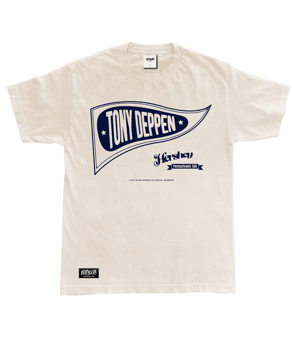 Tony Deppen - Title Fight Shirt : Stiff Blade Apparel Co. Tony Deppen - Title Fight Shirt : Stiff Blade Apparel Co.