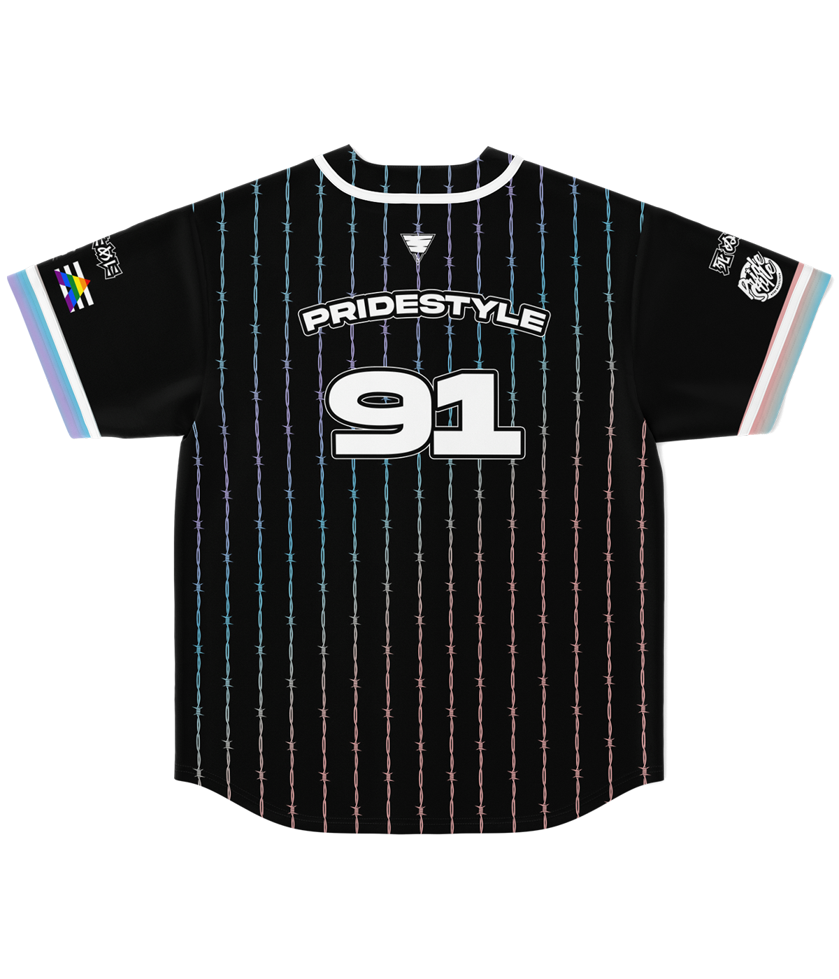 Rainbow baseball jersey sales
